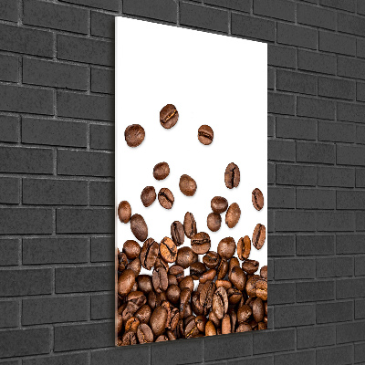 Vertikální Foto obraz sklo tvrzené Zrnka kávy