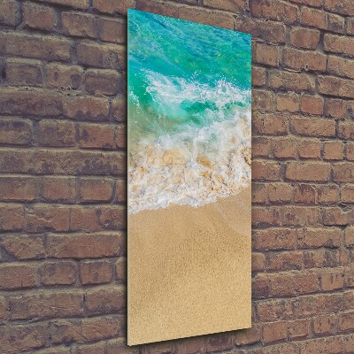 Vertikální Foto obraz sklo tvrzené Pláž a moře