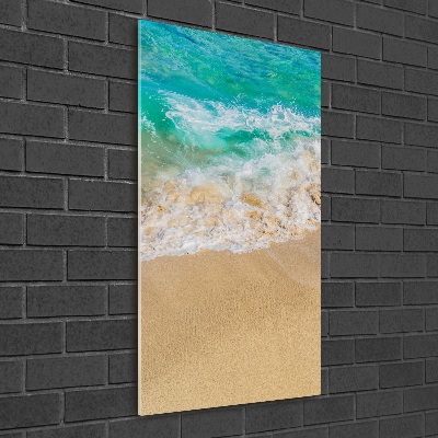 Vertikální Foto obraz sklo tvrzené Pláž a moře