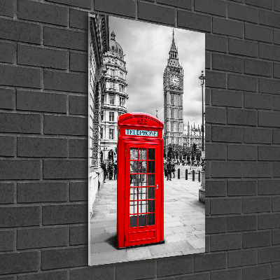 Vertikální Foto obraz sklo tvrzené Londýn Anglie