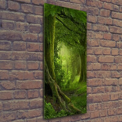 Vertikální Fotoobraz na skle Tripická džungle