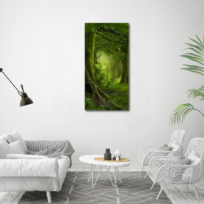 Vertikální Fotoobraz na skle Tripická džungle