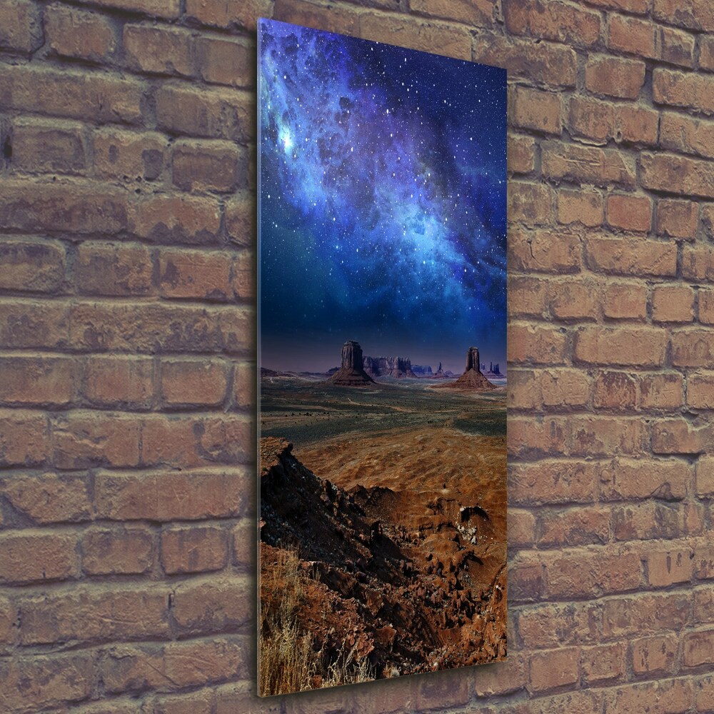 Vertikální Fotoobraz na skle Hvězdné nebe