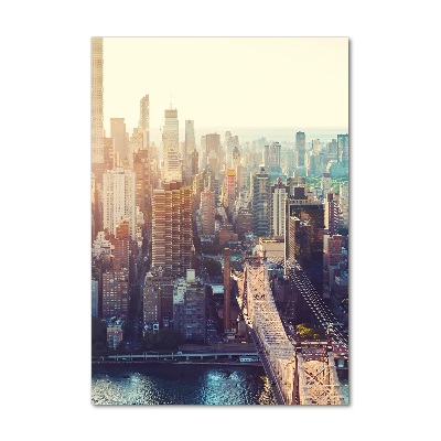 Vertikální Fotoobraz na skle Nový York