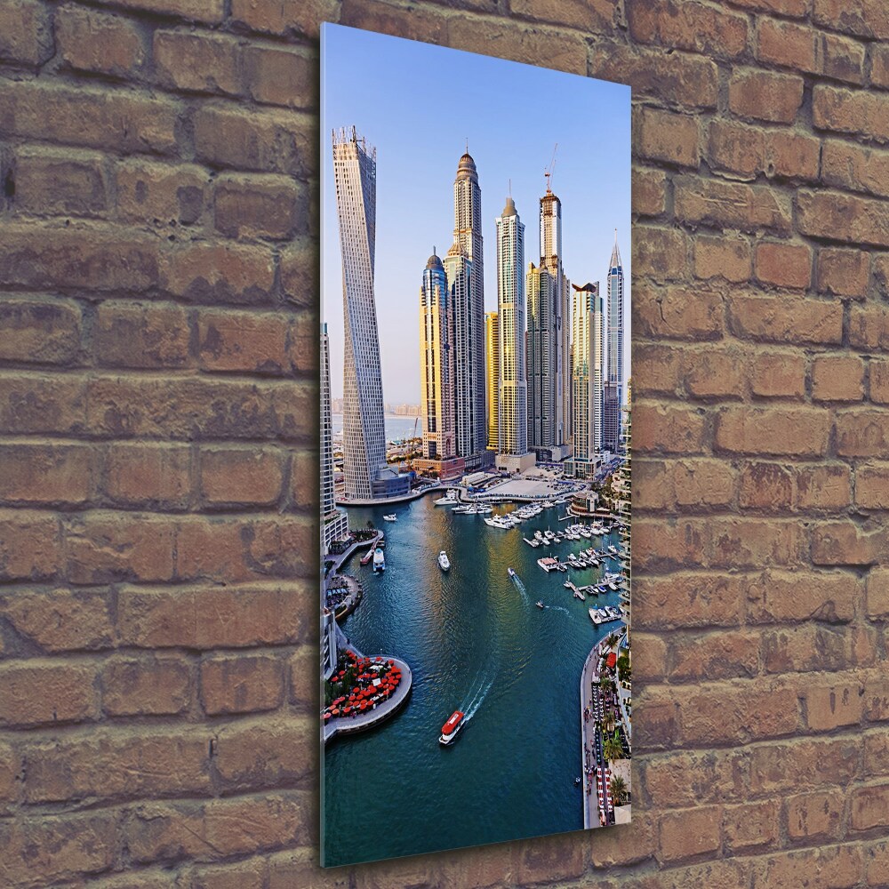 Vertikální Foto obraz sklo tvrzené Zátoka Dubaj