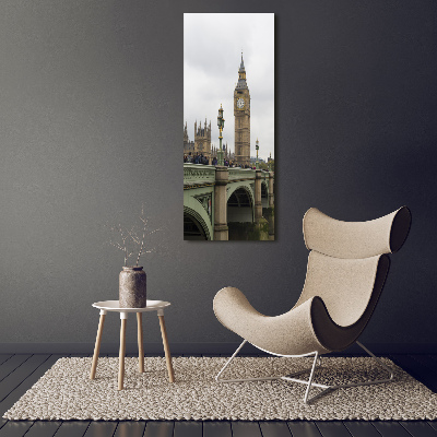 Vertikální Foto obraz fotografie na skle Big Ben Londýn
