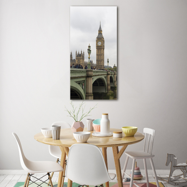 Vertikální Foto obraz fotografie na skle Big Ben Londýn