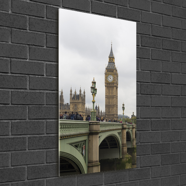 Vertikální Foto obraz fotografie na skle Big Ben Londýn