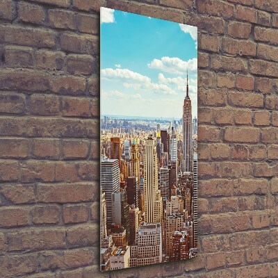 Vertikální Fotoobraz na skle Nový York