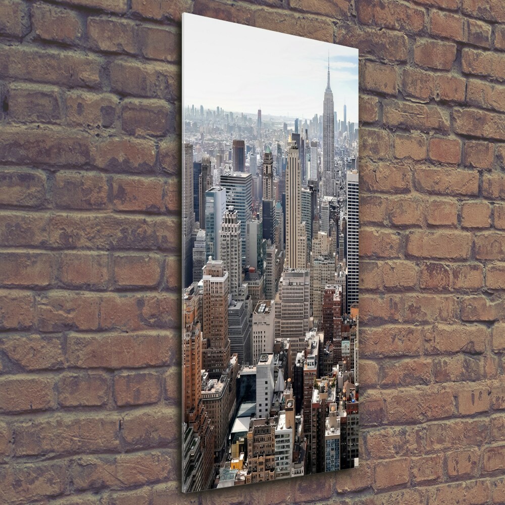 Vertikální Foto obraz sklo tvrzené Nový York