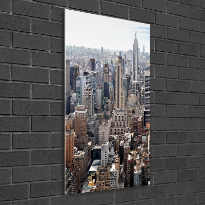 Vertikální Foto obraz sklo tvrzené Nový York