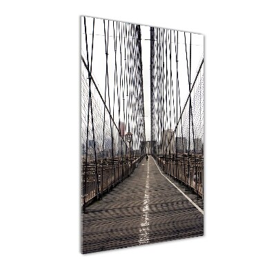 Vertikální Foto obraz skleněný svislý Brooklynský most