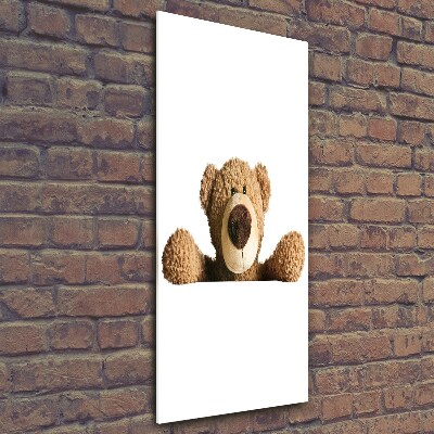 Vertikální Foto obraz sklo tvrzené Plyšový medvídek
