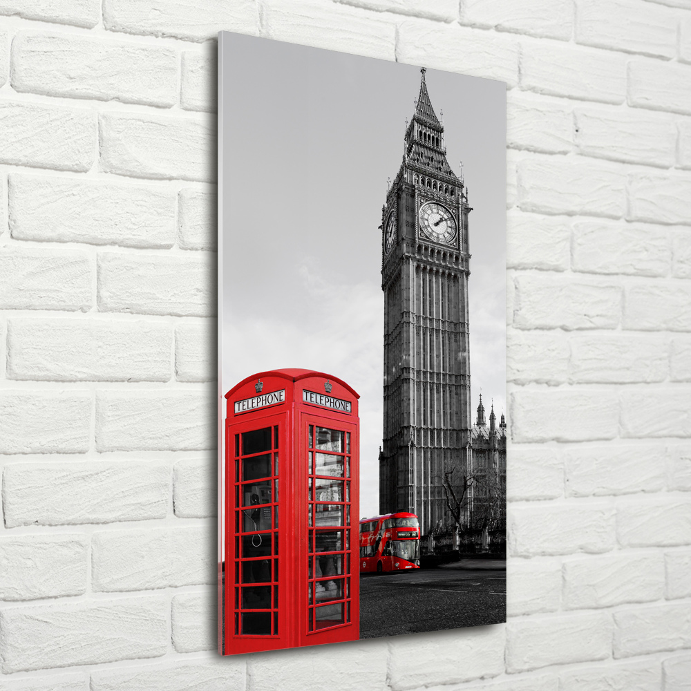 Vertikální Foto obraz fotografie na skle Big Ben Londýn