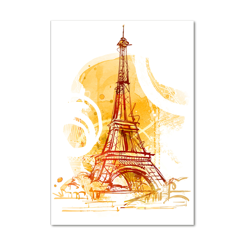Vertikální Foto obraz sklo tvrzené Léto v Paříži