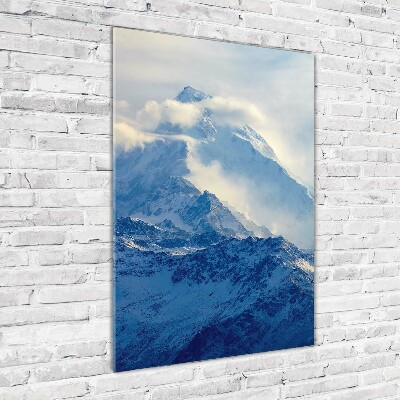 Vertikální Foto obraz skleněný svislý Vrcholek hory