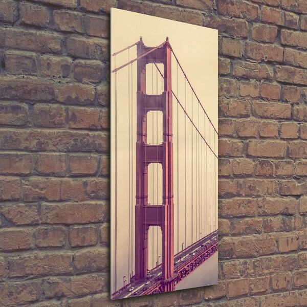 Vertikální Fotoobraz na skle Most San Francisco