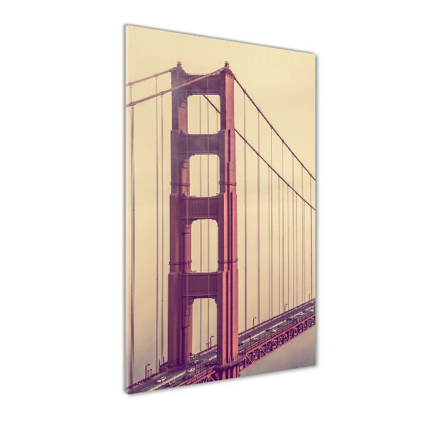 Vertikální Fotoobraz na skle Most San Francisco