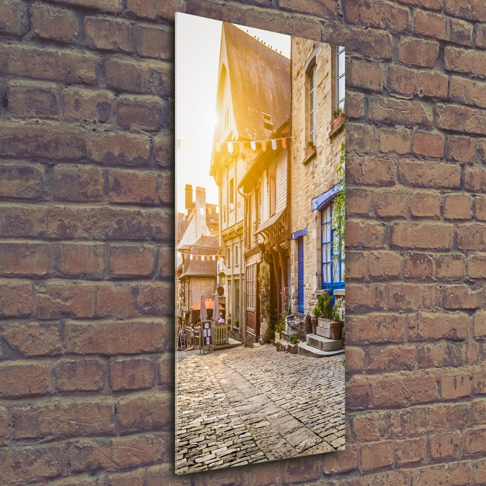 Vertikální Foto obraz skleněný svislý Hezká ulička