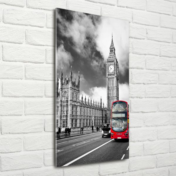 Vertikální Foto obraz fotografie na skle Big Ben Londýn