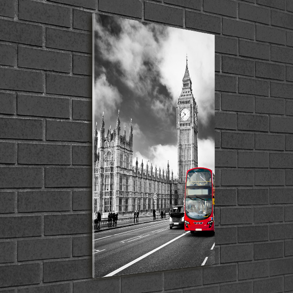 Vertikální Foto obraz fotografie na skle Big Ben Londýn