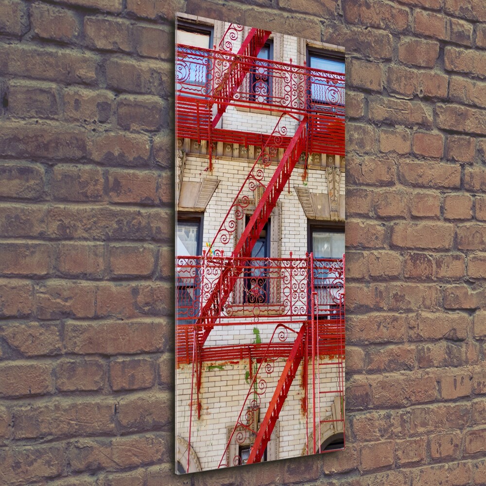 Vertikální Foto obraz skleněný svislý Italský dům