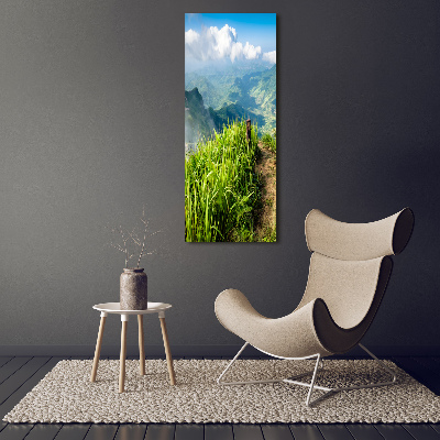 Vertikální Foto obraz sklo tvrzené Horská stezka