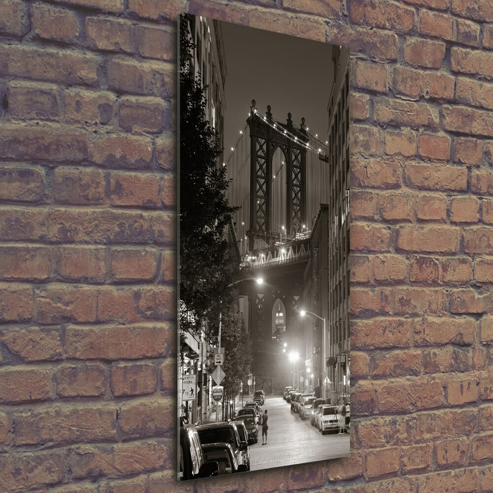 Vertikální Fotoobraz na skle Manhatttan Nový York