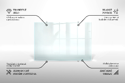Panel za kuchyňskou linku průhledný