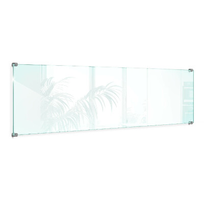 Panel za kuchyňskou linku průhledný
