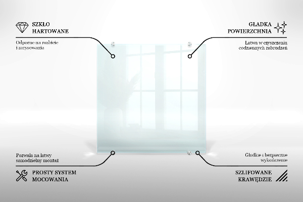 Panel za kuchyňskou linku průhledný