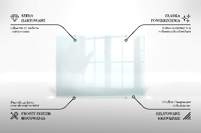 Panel za kuchyňskou linku průhledný