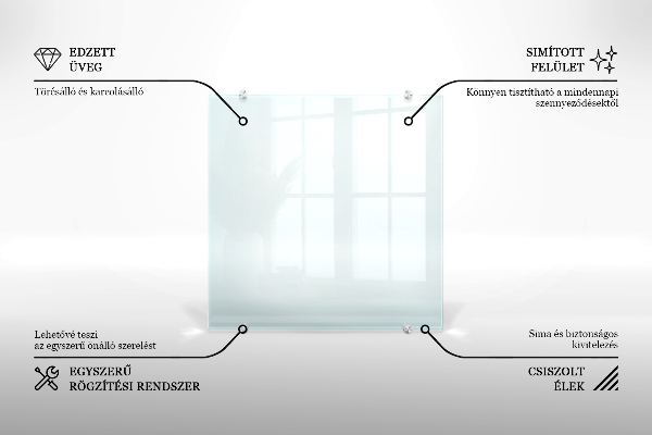 Panel za kuchyňskou linku průhledný