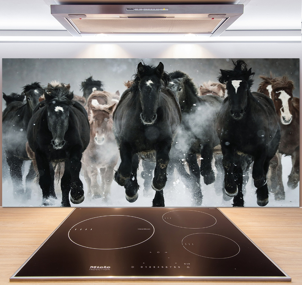 Panel do kuchyně Koně ve cvalu