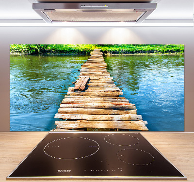 Panel do kuchyně Dřevěný most