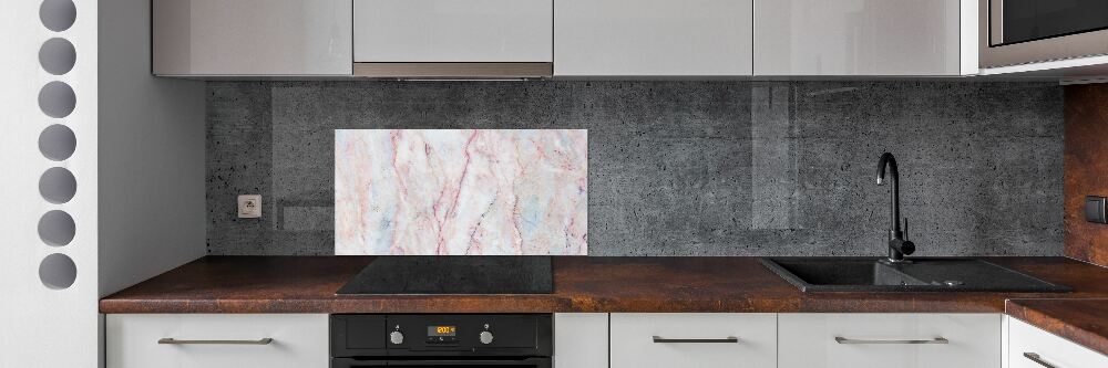 Skleněný panel do kuchyně Mramor