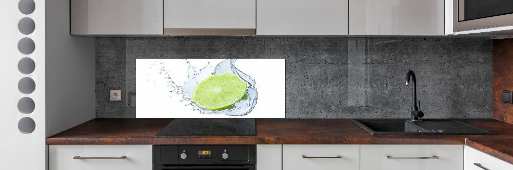 Skleněný panel do kuchyně Limetka