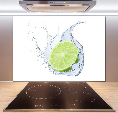 Skleněný panel do kuchyně Limetka