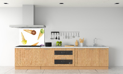 Skleněný panel do kuchyně Zmrzlina