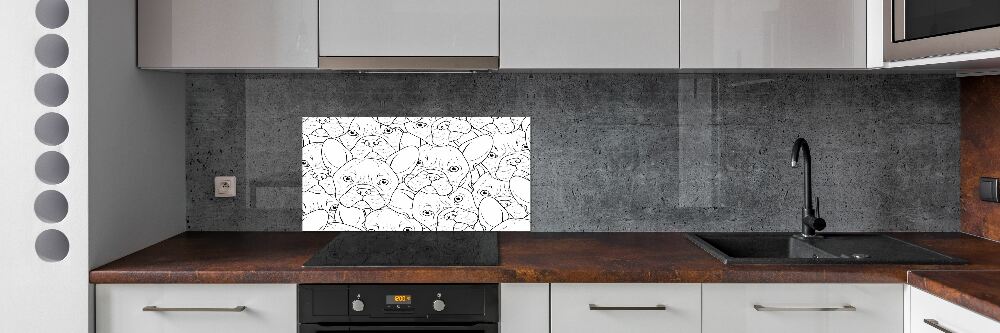 Panel do kuchyně Francouzské buldočky