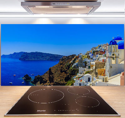 Panel do kuchyně Santorini Řecko