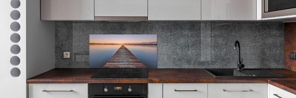 Panel do kuchyně Dřevěné molo