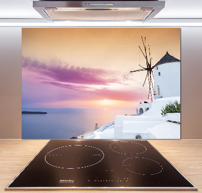 Panel do kuchyně Santorini Řecko