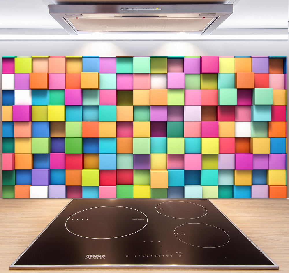 Panel do kuchyně Barevné čtverce
