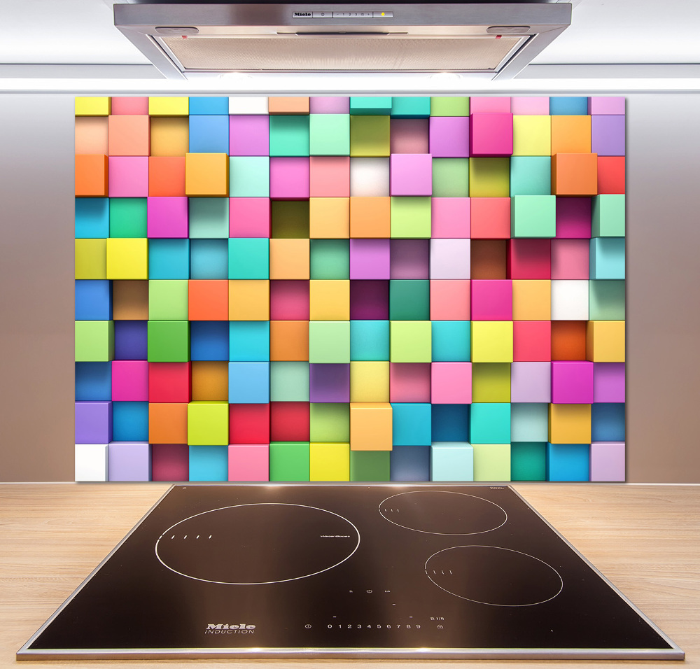 Panel do kuchyně Barevné čtverce