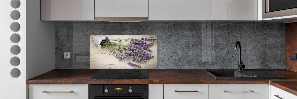 Panel do kuchyně Levandule v květináči