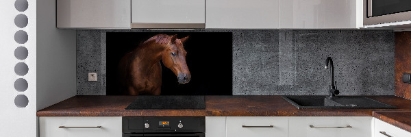 Dekorační panel sklo Hnědý kůň