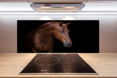 Dekorační panel sklo Hnědý kůň