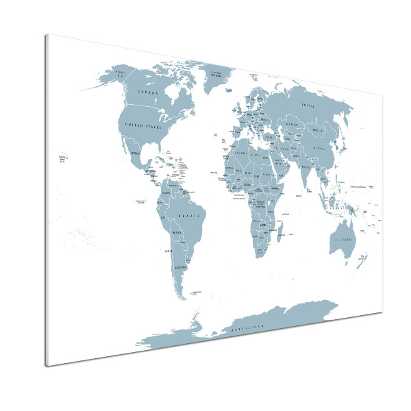 Panel do kuchyně Politická mapa