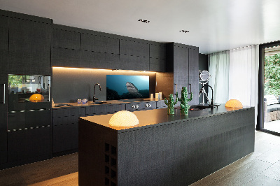 Dekorační panel sklo Velký žralok